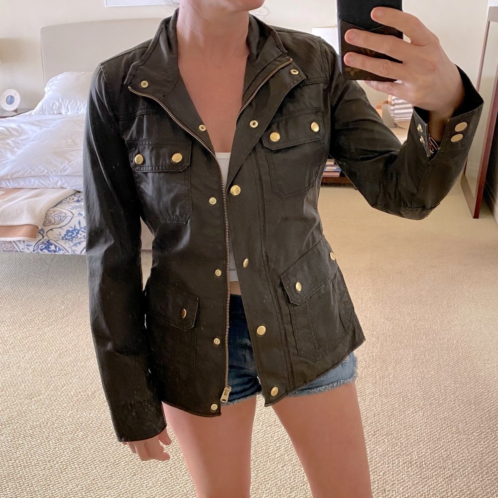JCrew army grew field jacket XS